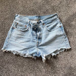 Levi Original Fit High Rise 501 shorts